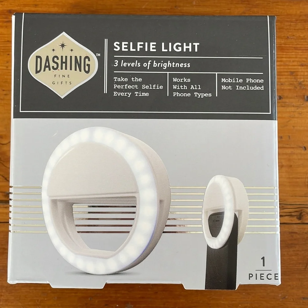 DASHING | SELFIE LIGHT for Phone - 3 Levels of Brightness - 1 Piece